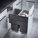 Hailo Euro Cargo Double Pull Out Kitchen Cupboard Bin ST45