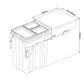 Kia Ora VITA 69L (2x16L+37L) Kitchen Bin in Dark Grey. To suit 450mm cabinet K69450