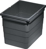 NINKA ninka eins2vier One2Five Waste Bin Systems, dark grey Hailo Hafele bins Replacement Bin Bucket