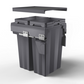 KOSARA SOFT CLOSE WASTE Double Pull Out Kitchen Cupboard Bin (T30 T40 T45 T45A)