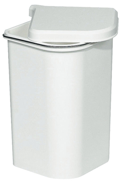 Single waste bin, 5 litres, Hailo Pico, model 3505-00 Plastic white